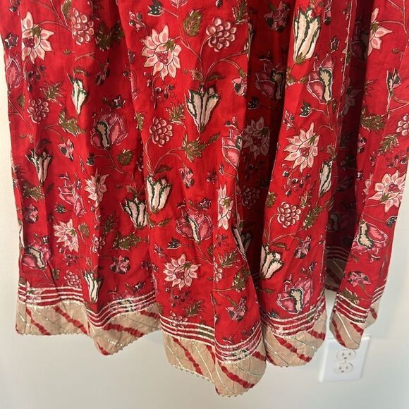 Renata by renata gasparian Floral Midi Dress M - Picture 4 of 8